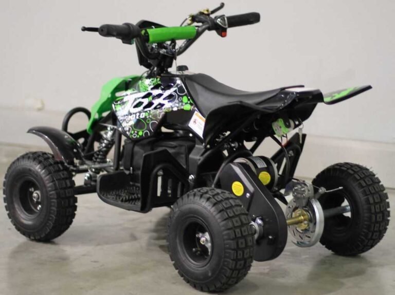 Детский электрический квадроцикл MOTAX 500W черно-зеленый